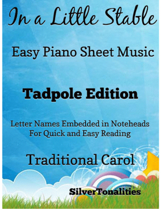 In a Little Stable Easy Piano Sheet Music 2nd Edition