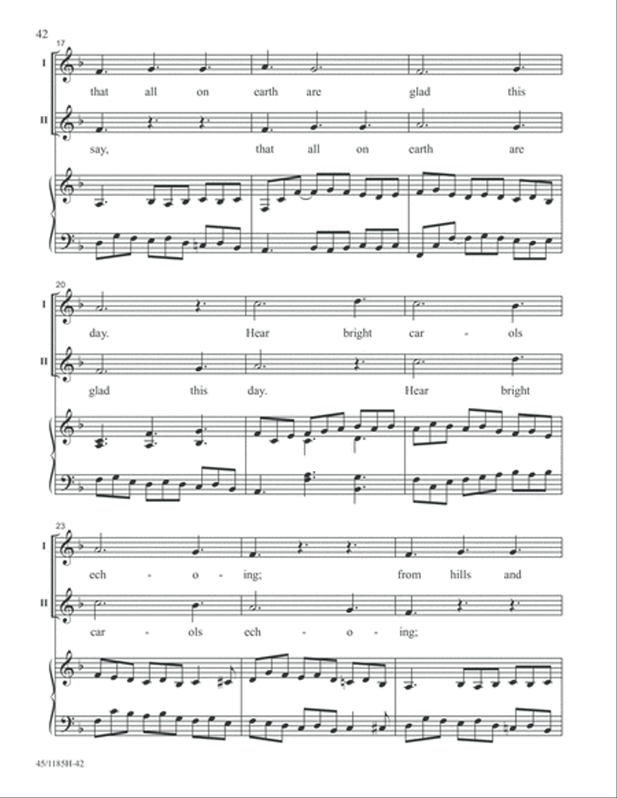 Bach for Young Voices 2-Part scores gallery preview page 42