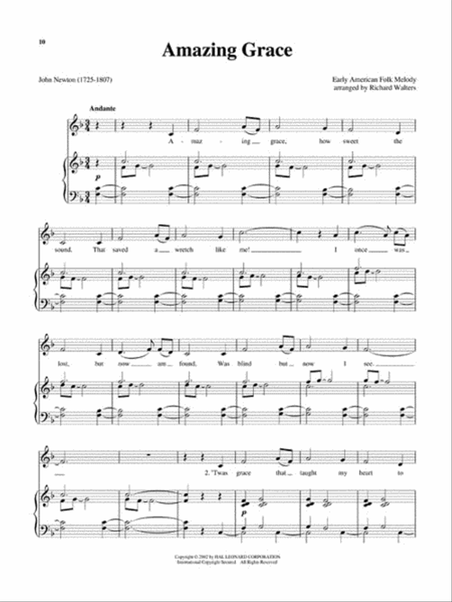 14 Sacred Solos 14 Sacred Solos Low Voice scores gallery preview page 3