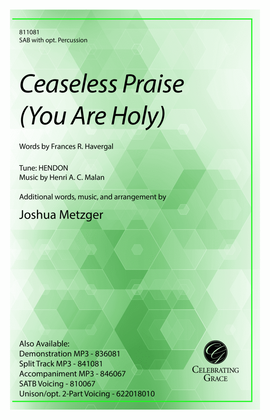 Ceaseless Praise (You Are Holy) SAB (Digital)