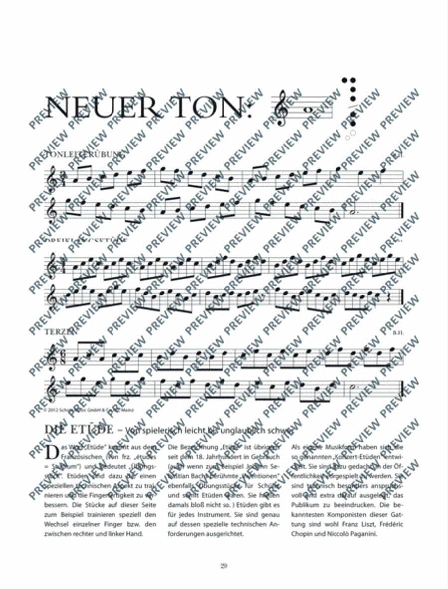 Altblockflötenschule Alto Recorder scores gallery preview page 21