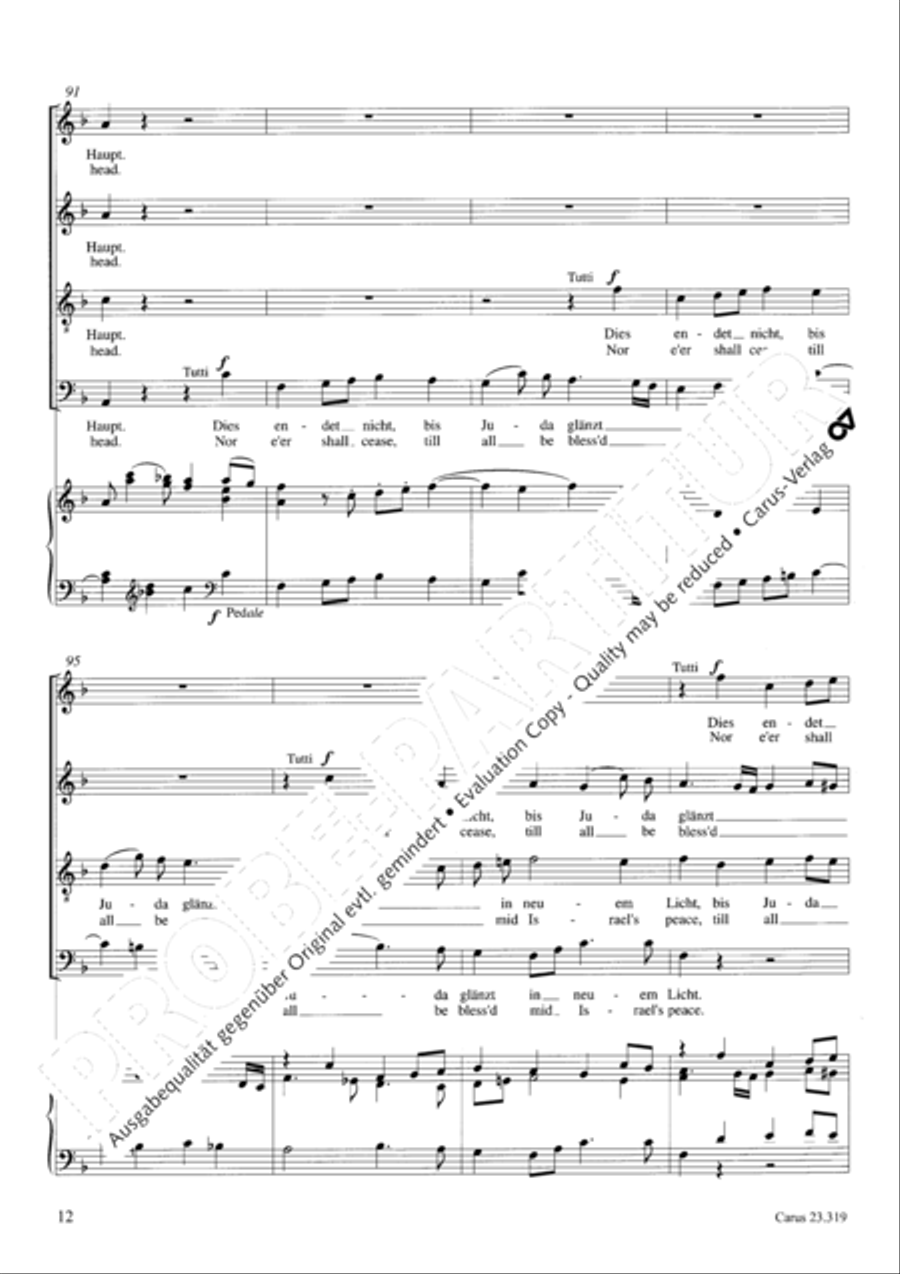 Psalm 128 4-Part scores gallery preview page 13