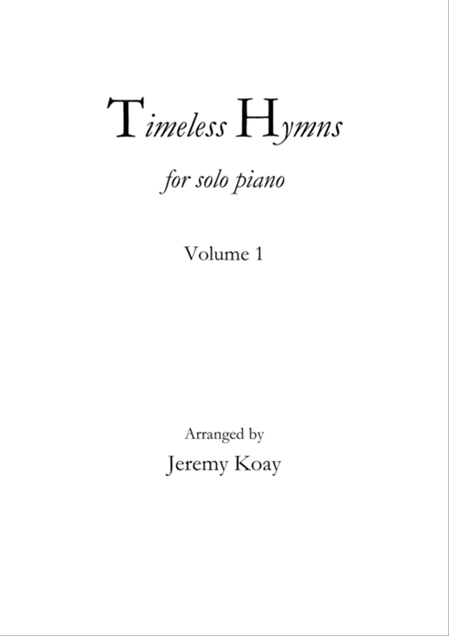 Timeless Hymns for Solo Piano (Volume 1) Piano Solo scores gallery preview page 3