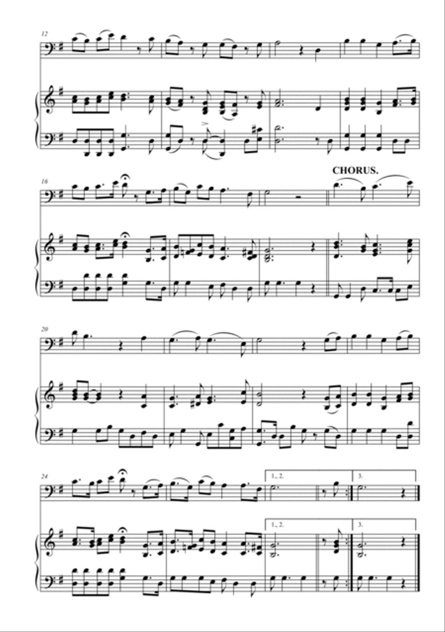 My Old Kentucky Home Piano scores gallery preview page 2