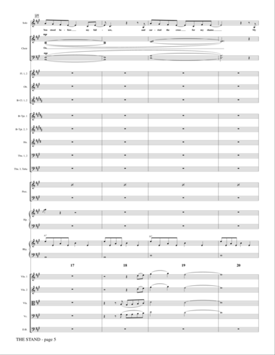 The Stand - Full Score Choir scores gallery preview page 5