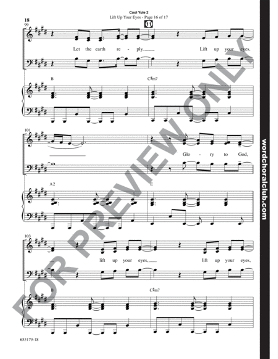 Cool Yule 2 - Choral Book 3-Part scores gallery preview page 19