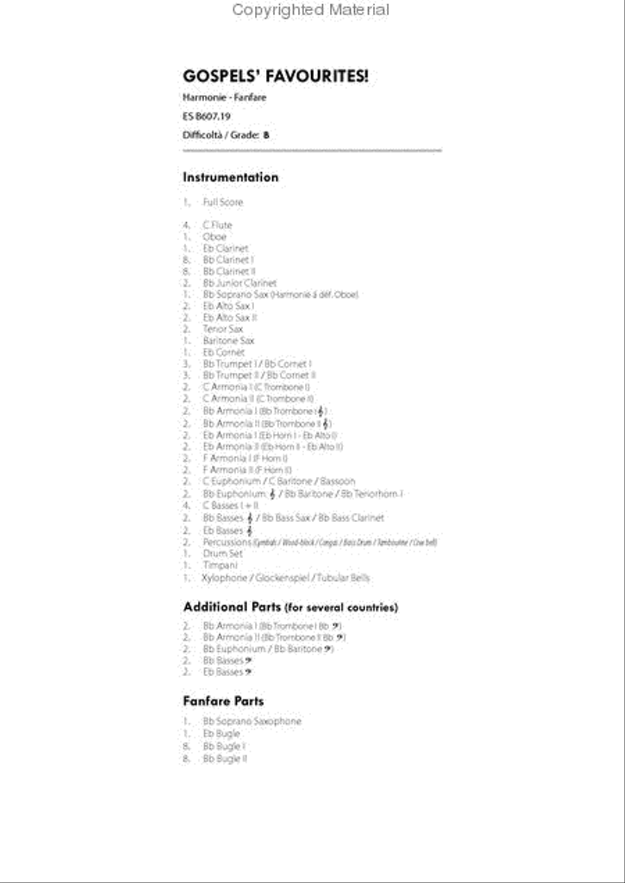 Gospels' Favourites! image number null