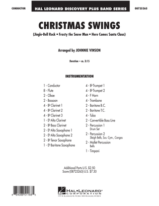 Book cover for Christmas Swings - Full Score