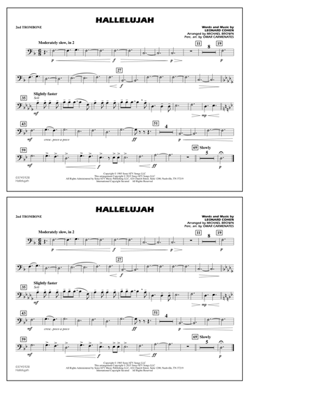Hallelujah - 2nd Trombone