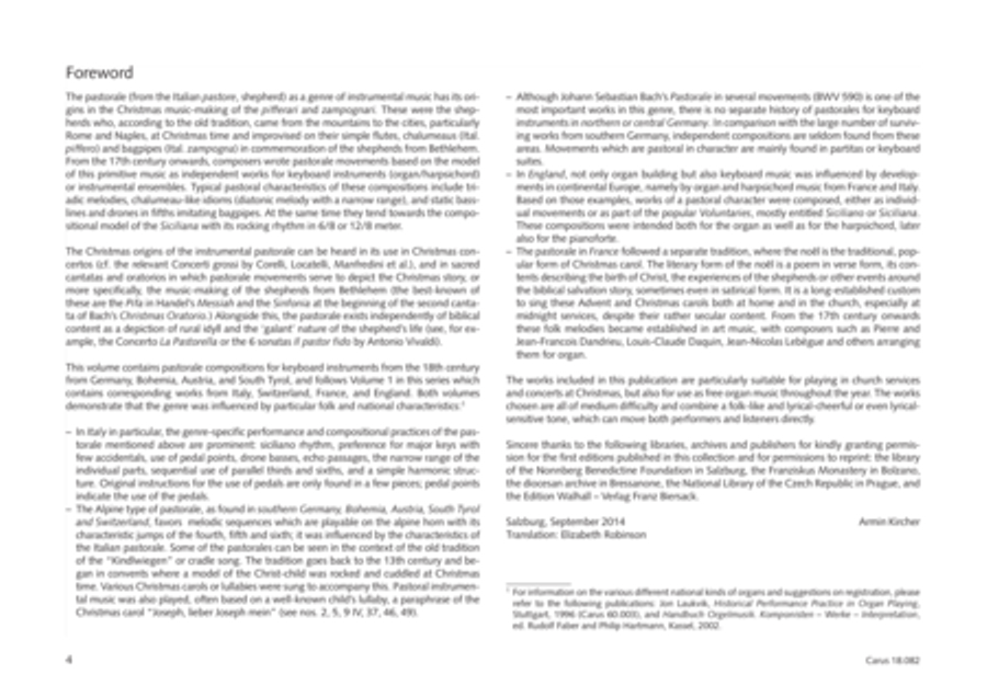 Pastoral music for organ, vol. 2: Germany, Bohemia, Austria, South Tyrol Organ Solo scores gallery preview page 5