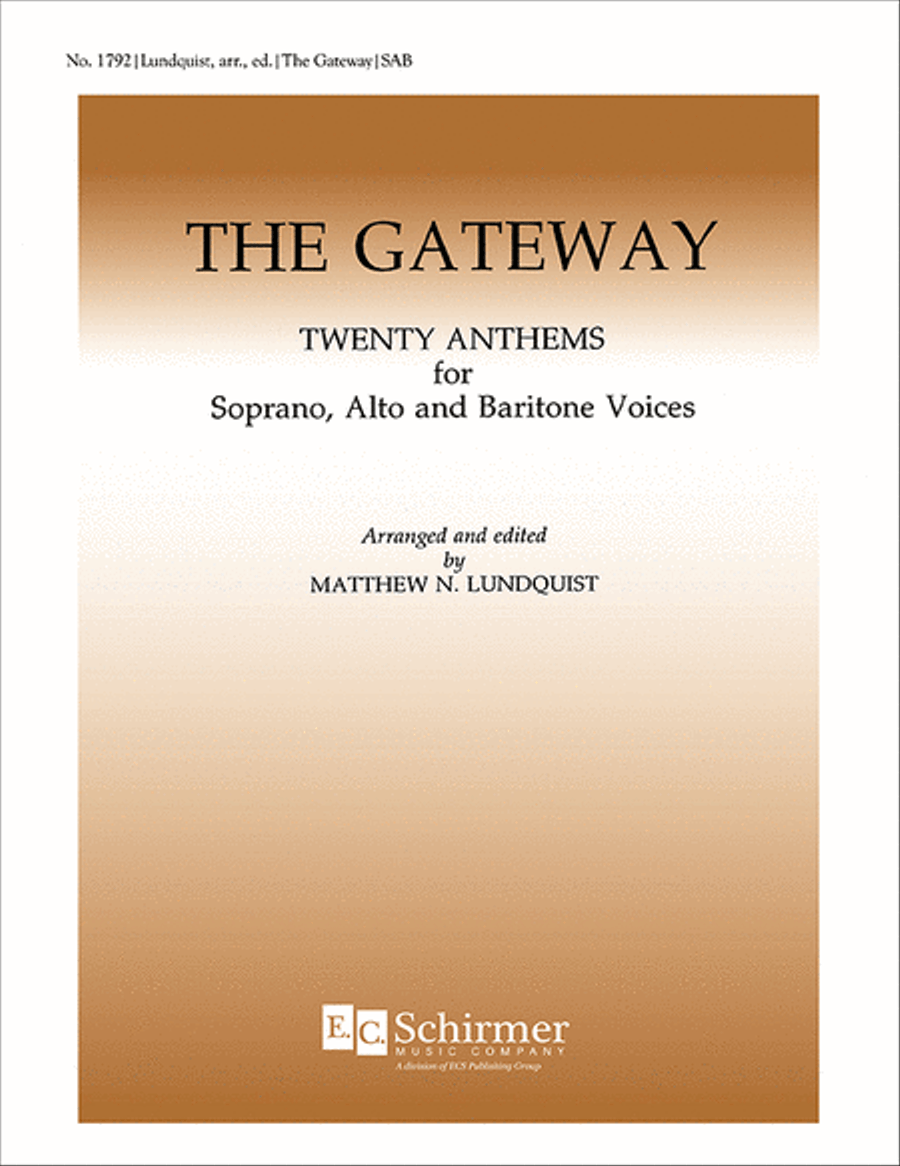 The Gateway Choir Book 3-Part scores gallery preview page 1