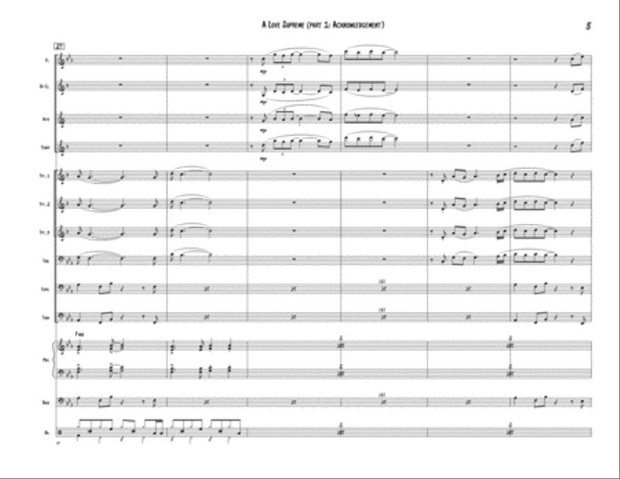 A Love Supreme Clarinet scores gallery preview page 5