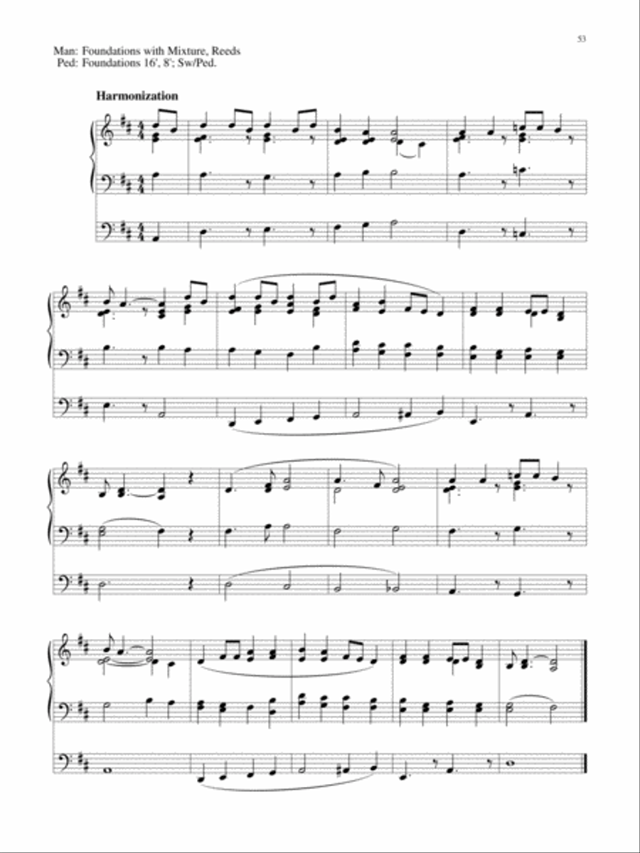 Wondrous Birth Seven Hymn Settings for Organ Organ Solo scores gallery preview page 54