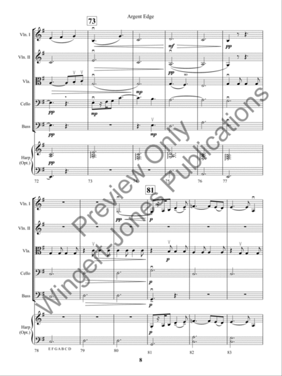 Argent Edge String Orchestra scores gallery preview page 11