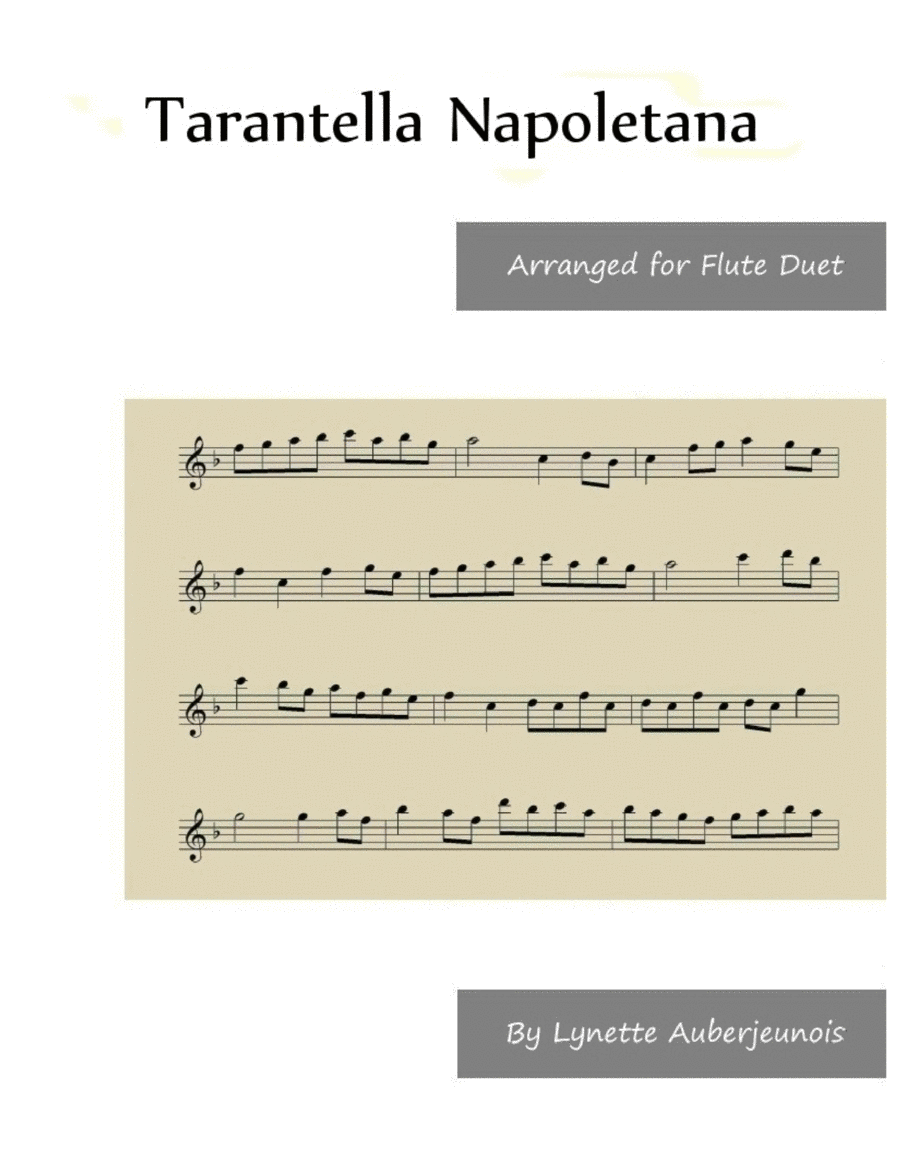 Tarantella Napoletana - Flute Duet image number null
