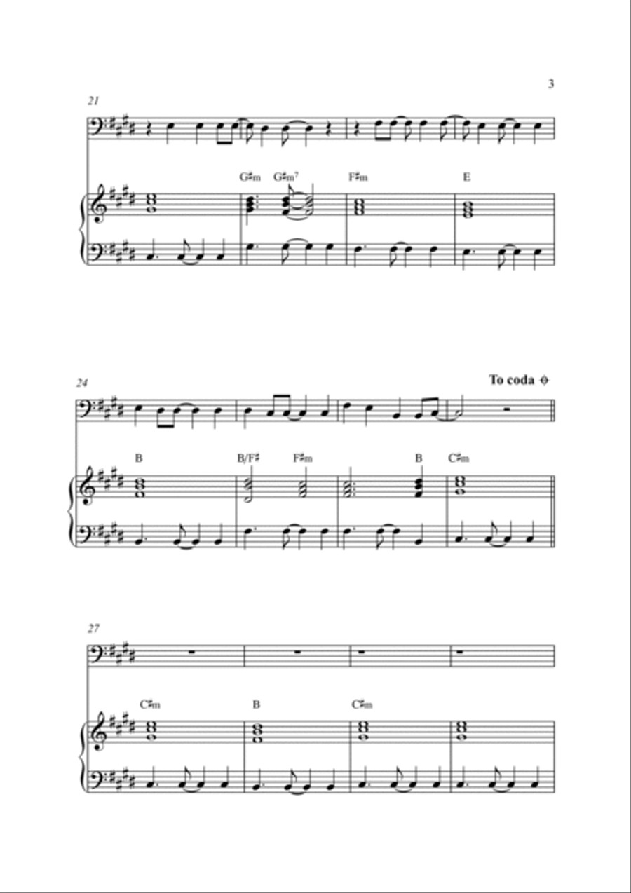 La Isla Bonita Piano scores gallery preview page 3