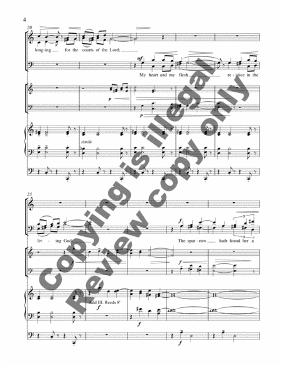 How Dear to Me 4-Part scores gallery preview page 10