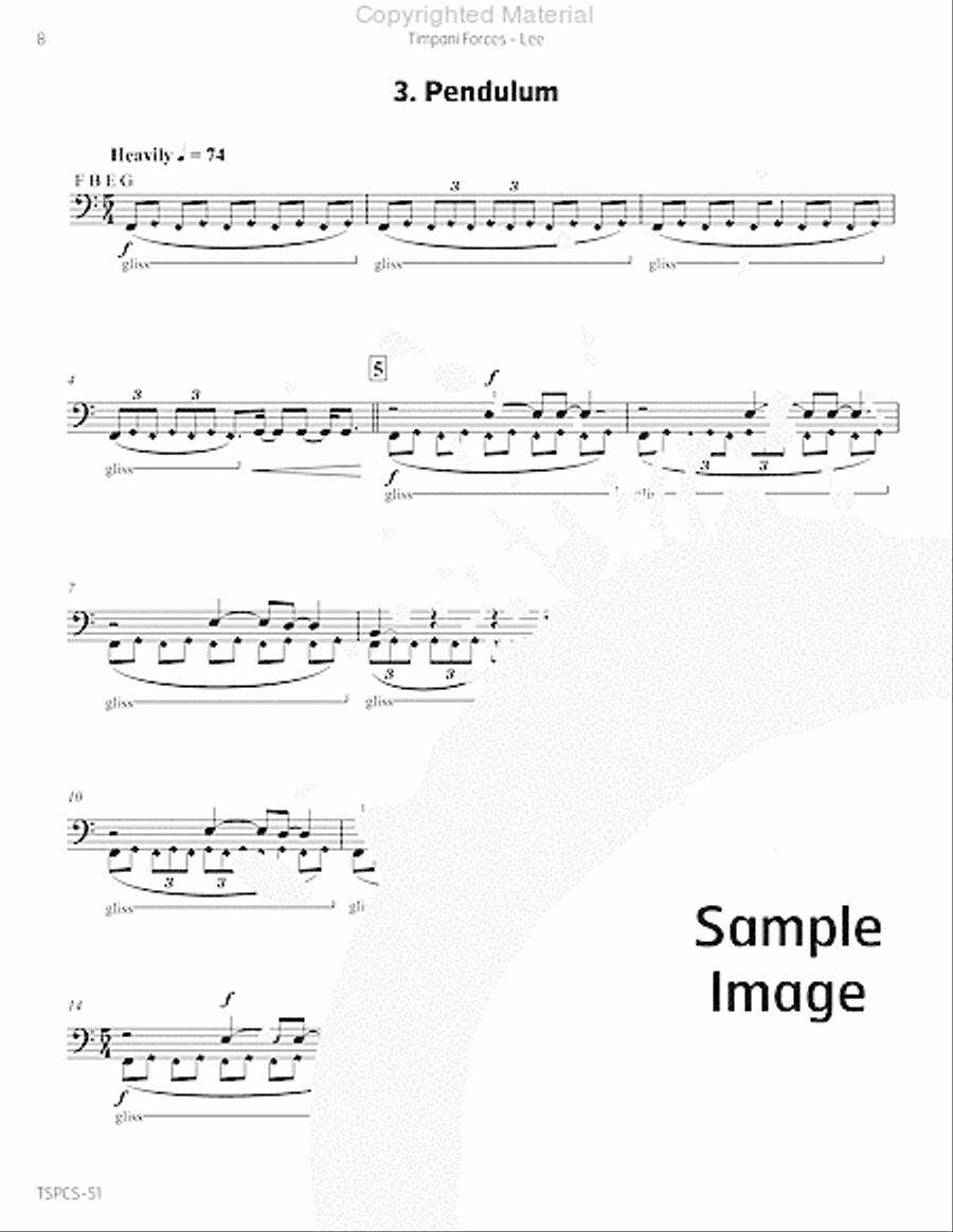 Timpani Forces Percussion scores gallery preview page 11