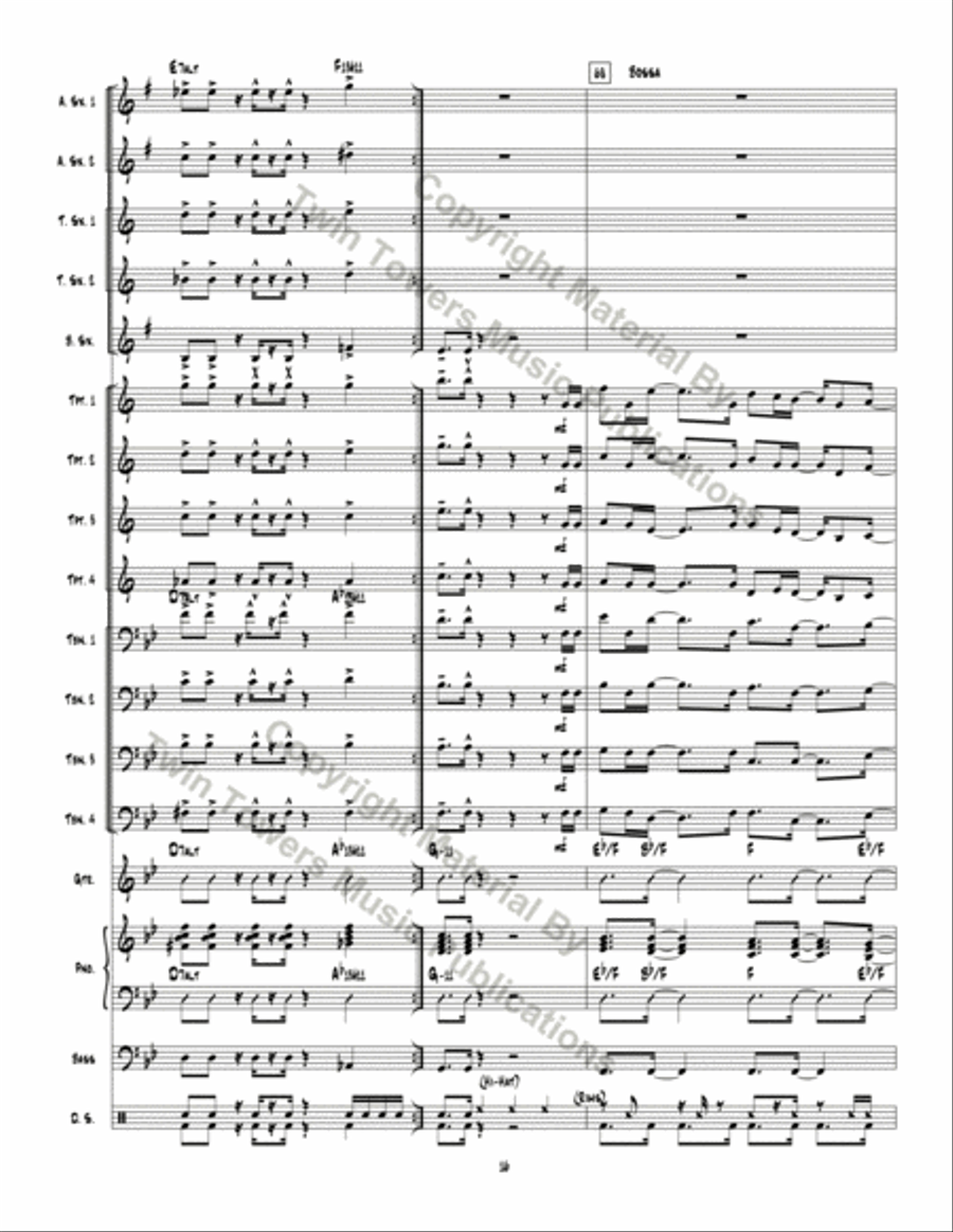 Boss of Funk Jazz Ensemble scores gallery preview page 17