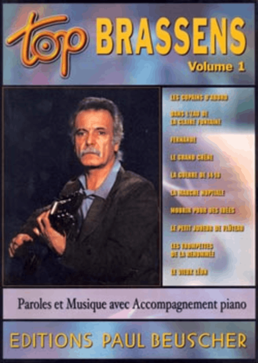Top Brassens - Volume 1 Top Brassens - Volume 1 Piano, Vocal, Guitar scores gallery preview page 1
