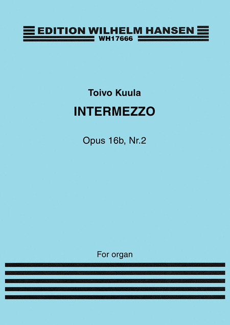 Intermezzon Op. 16b No. 2