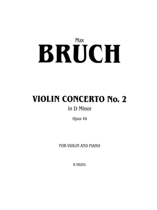 Book cover for Bruch: Violin Concerto in D Minor, Op. 44