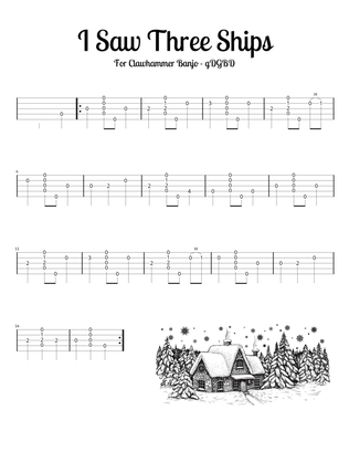 I Saw Three Ships | Christmas Songs for Clawhammer Banjo