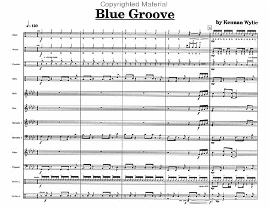 Blue Groove Blue Groove Percussion Ensemble scores gallery preview page 3