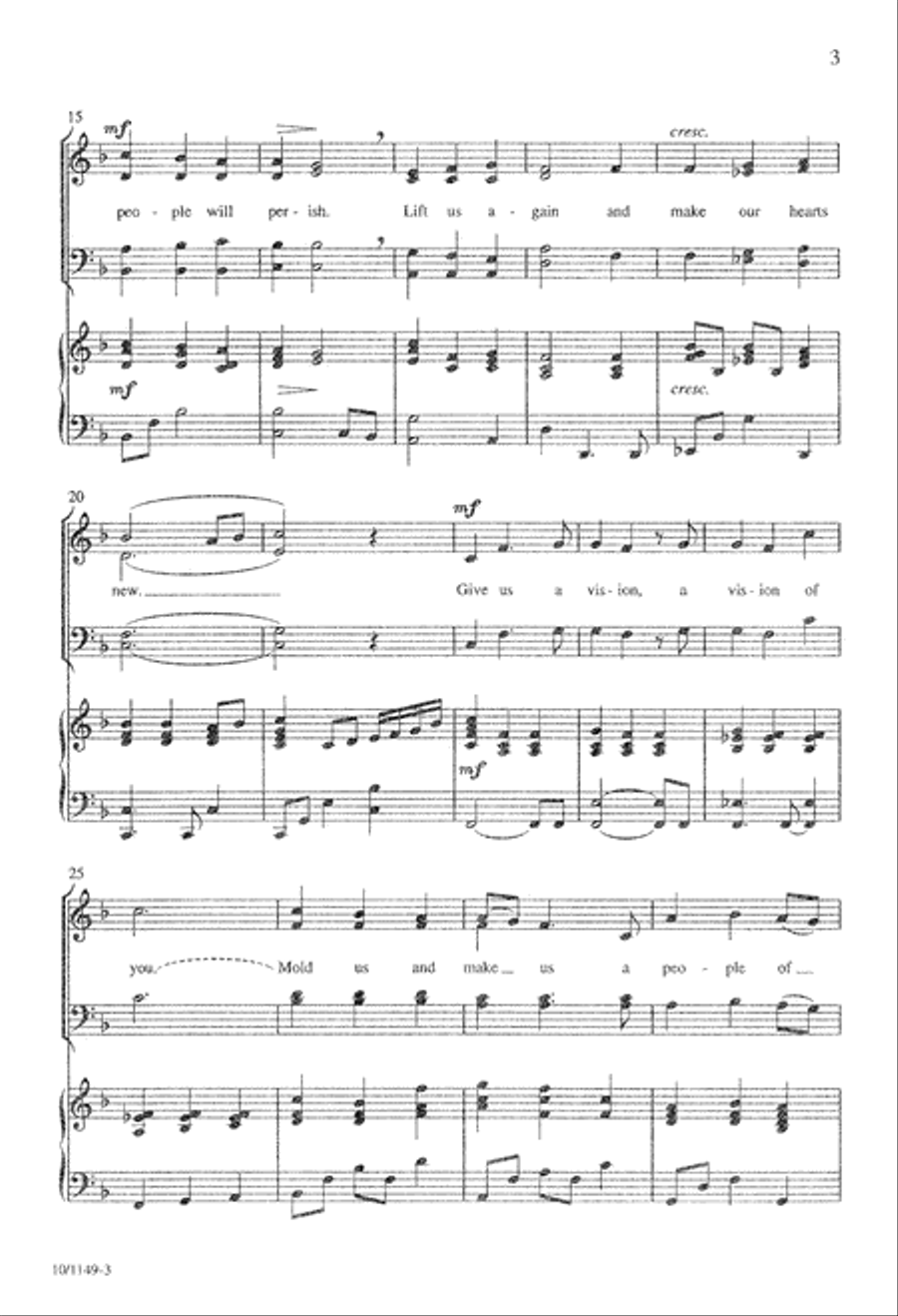 Give Us a Vision 4-Part scores gallery preview page 3
