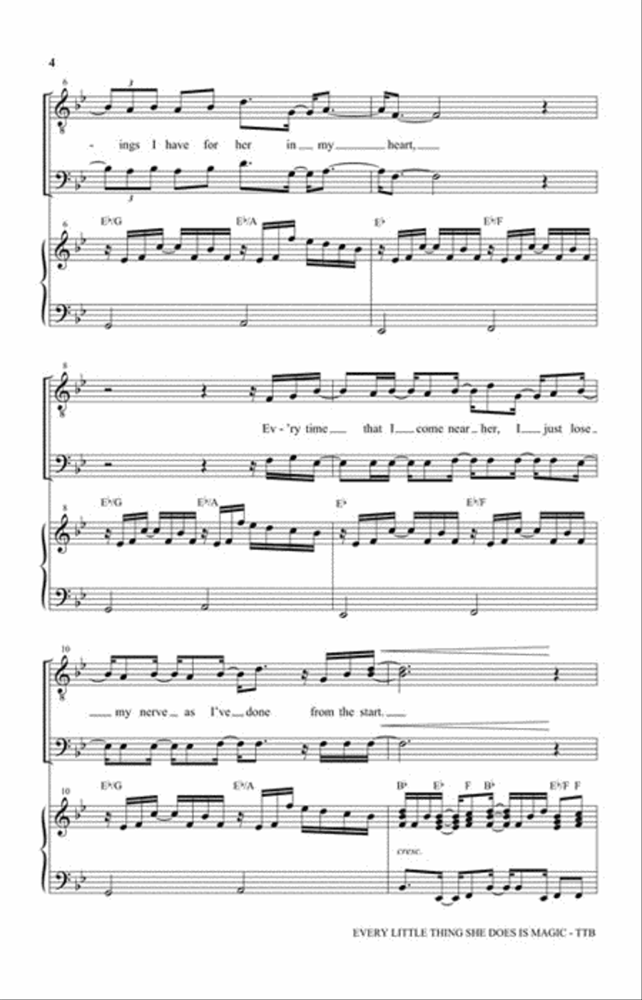 Every Little Thing She Does Is Magic TTB scores gallery preview page 3
