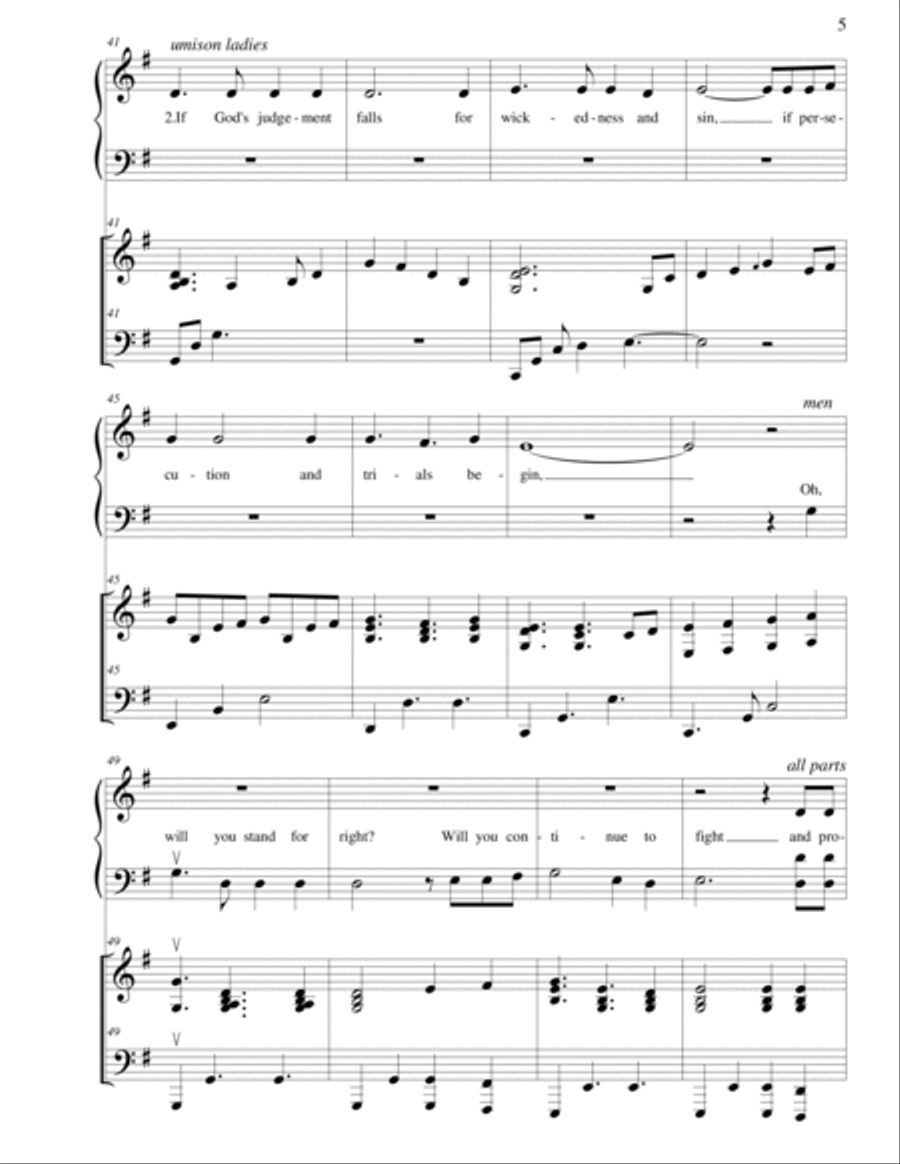 A Call to our Nation 4-Part scores gallery preview page 5
