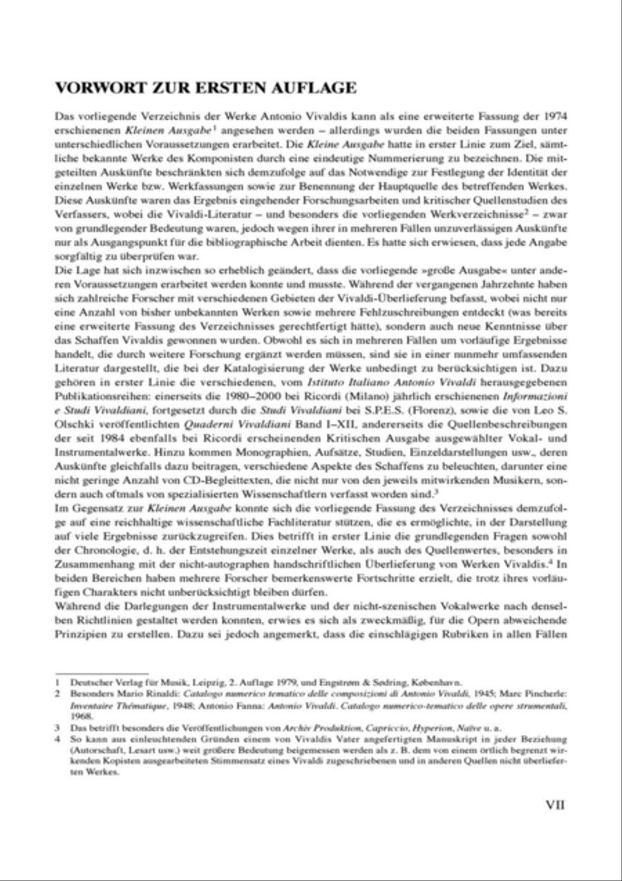 Vivaldi-Werkverzeichnis Vivaldi-Werkverzeichnis Collection / Songbook scores gallery preview page 7