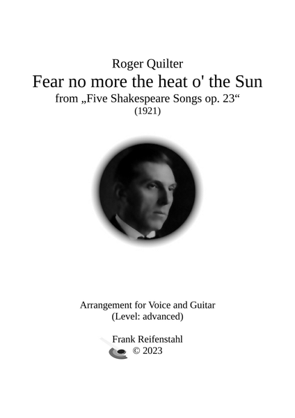 Fear no more the heat o' the Sun