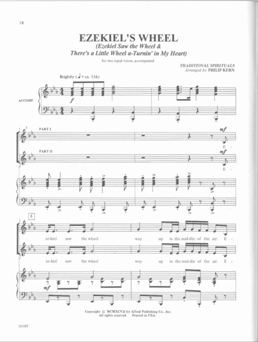 Spirituals for Two - Book Only Choir scores gallery preview page 4
