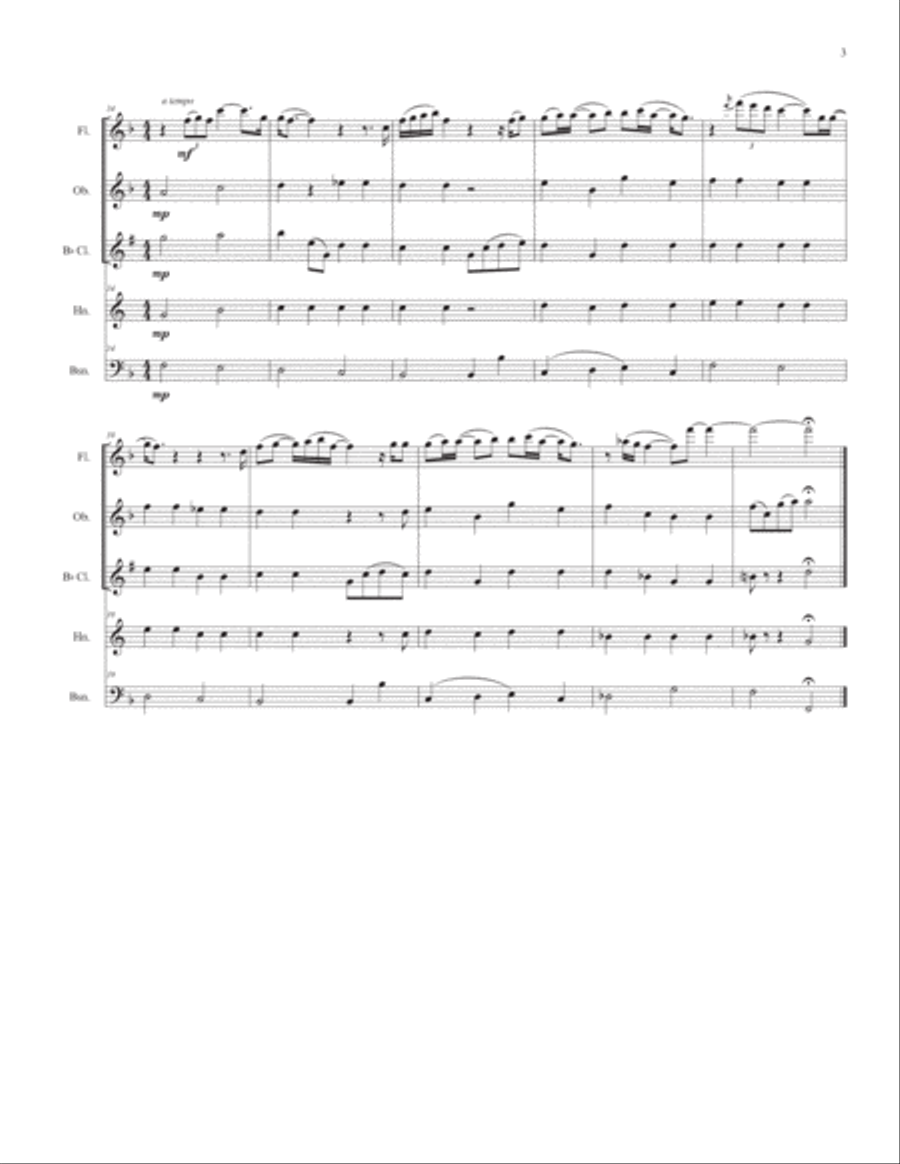 She's Got A Way Woodwind Quintet scores gallery preview page 5