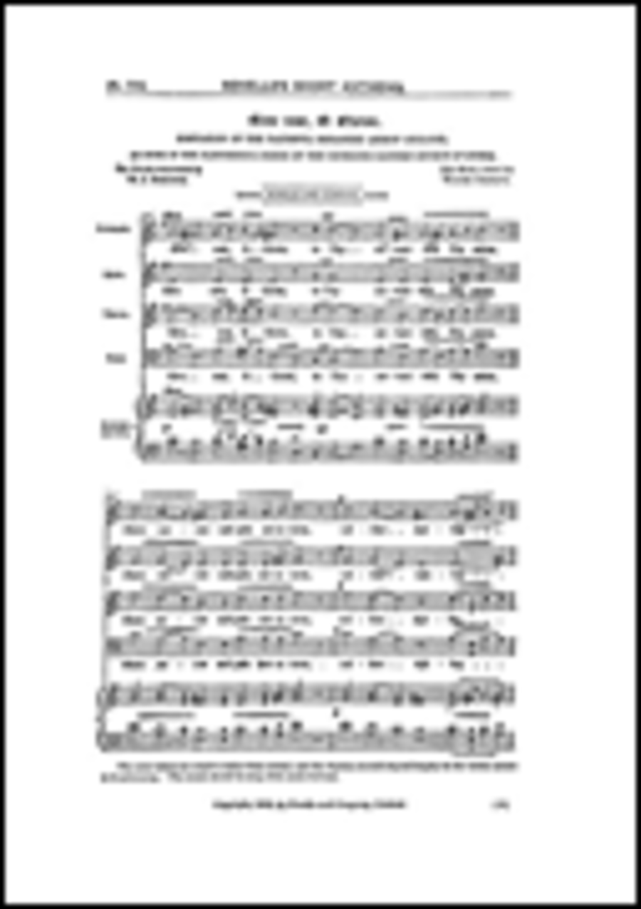 Parratt, W Give Rest, O Christ Satb/Accomp 4-Part scores gallery preview page 1