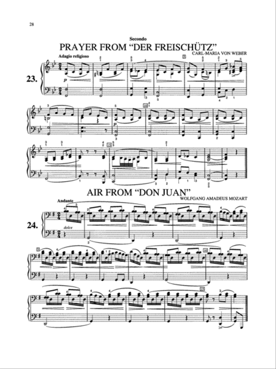 Löw: Teacher and Pupil (Complete) Piano Duet scores gallery preview page 1