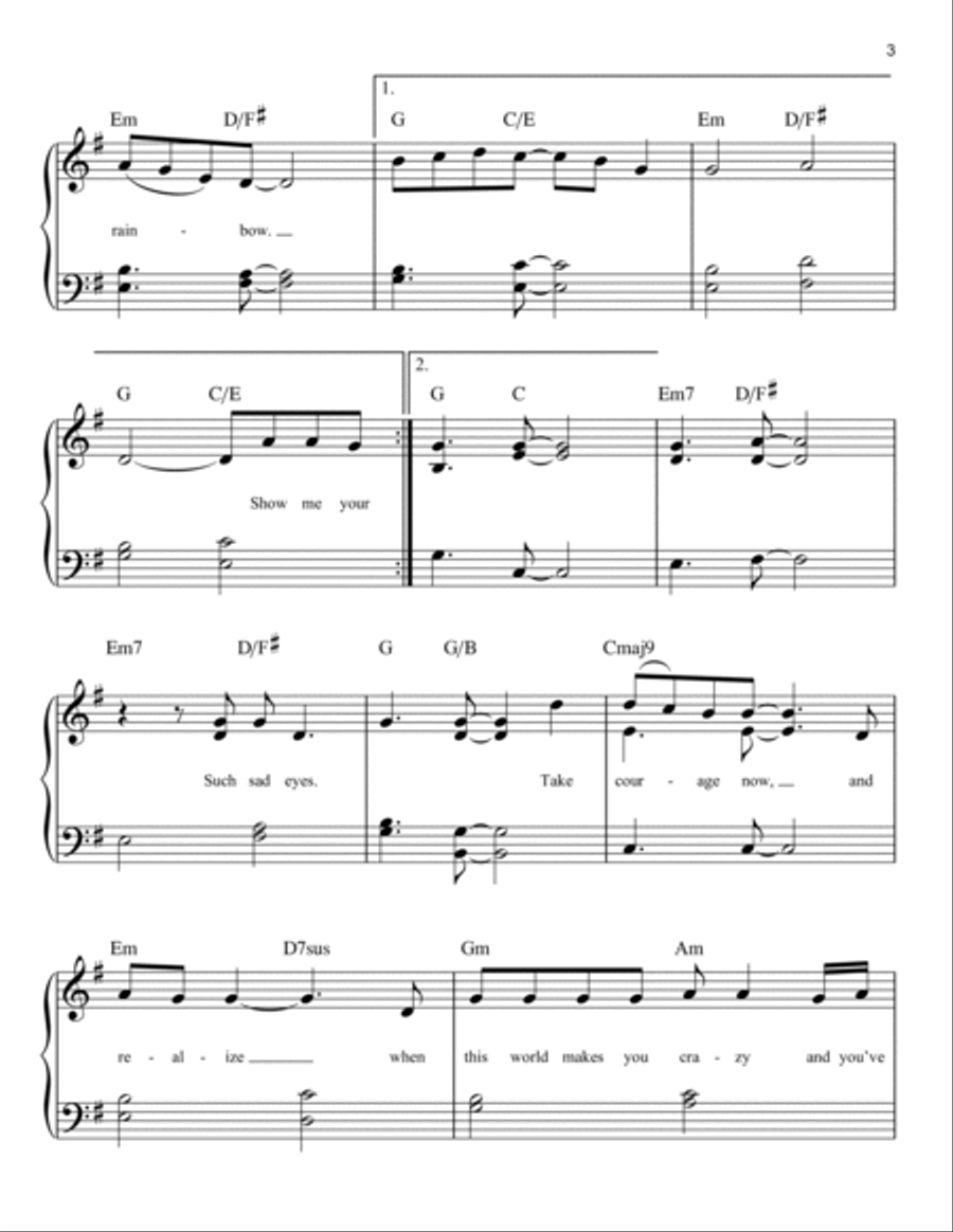 True Colors Easy Piano scores gallery preview page 3