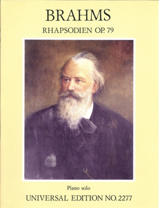 Book cover for 2 Rhapsodies Op. 79