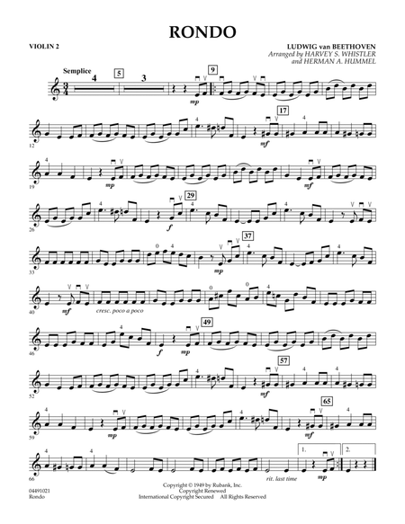Rondo - Violin 2