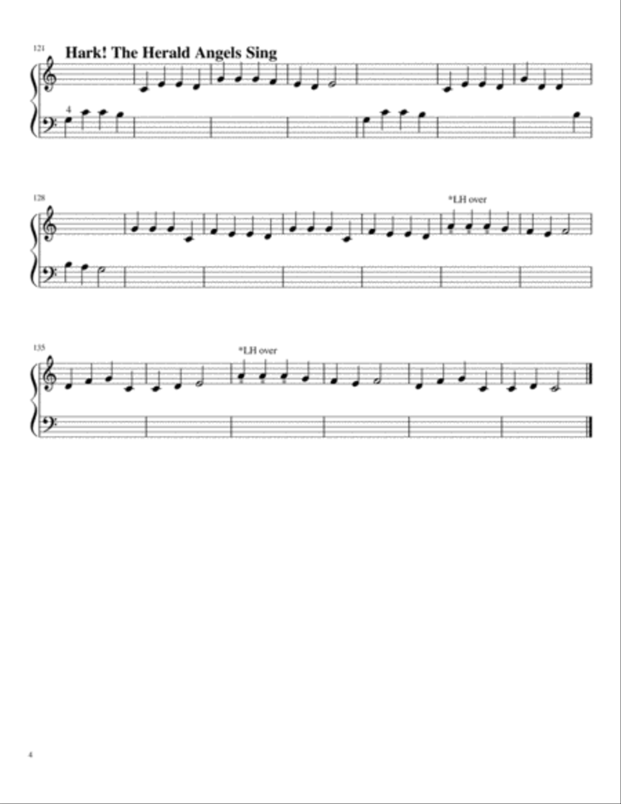 5-finger Christmas Piano Solos Piano Method scores gallery preview page 5