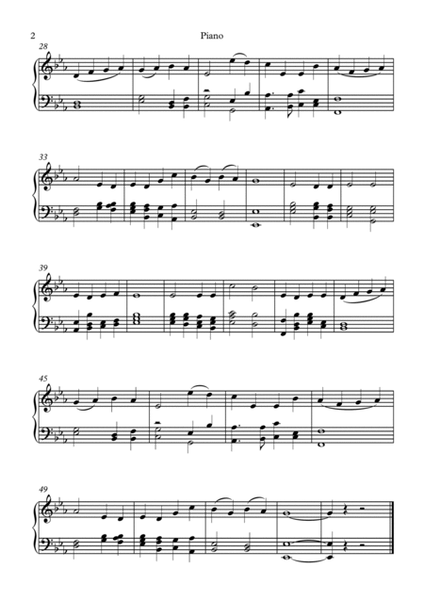 Abide with Me - Baritone Voice and Piano image number null