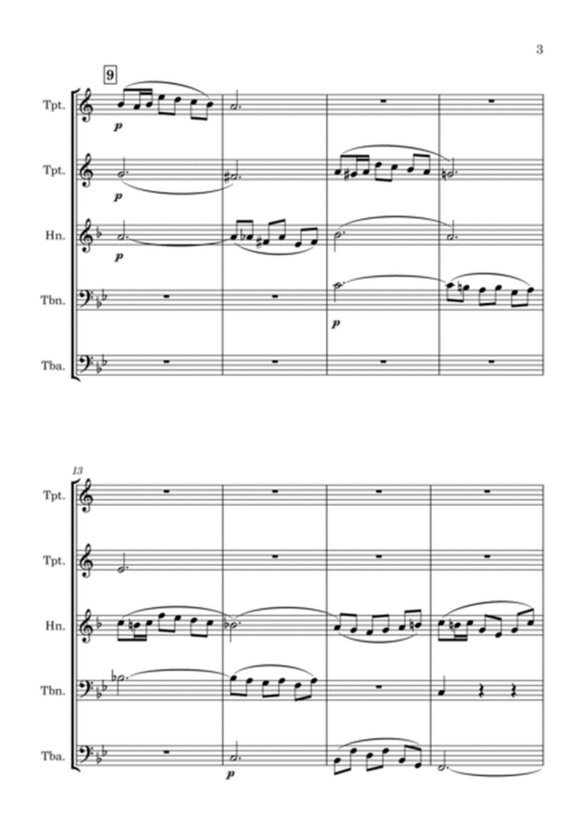 Scherzo for Brass Quintet image number null