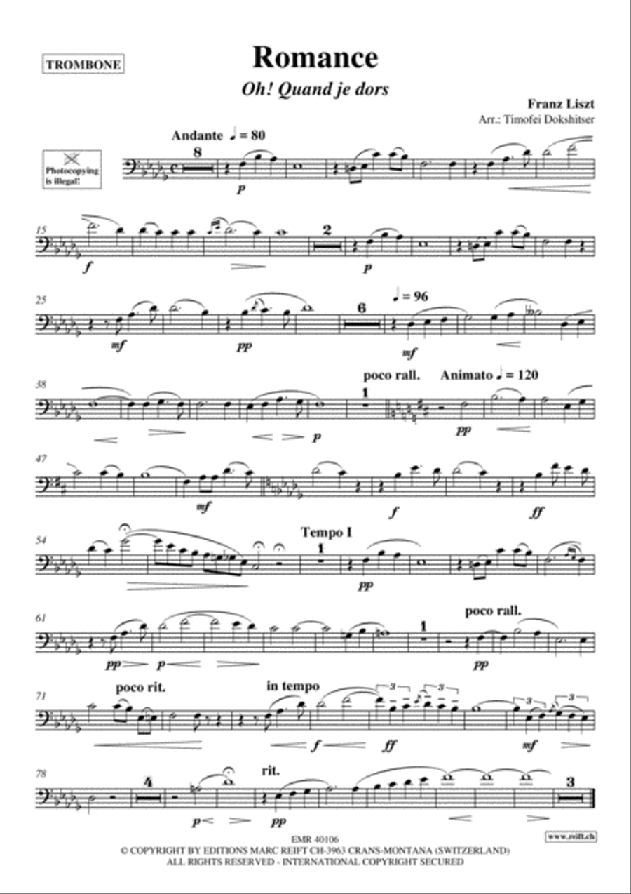 Romance Romance Piano Accompaniment scores gallery preview page 2
