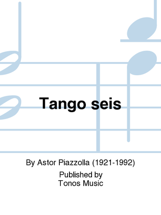 Book cover for Tango seis