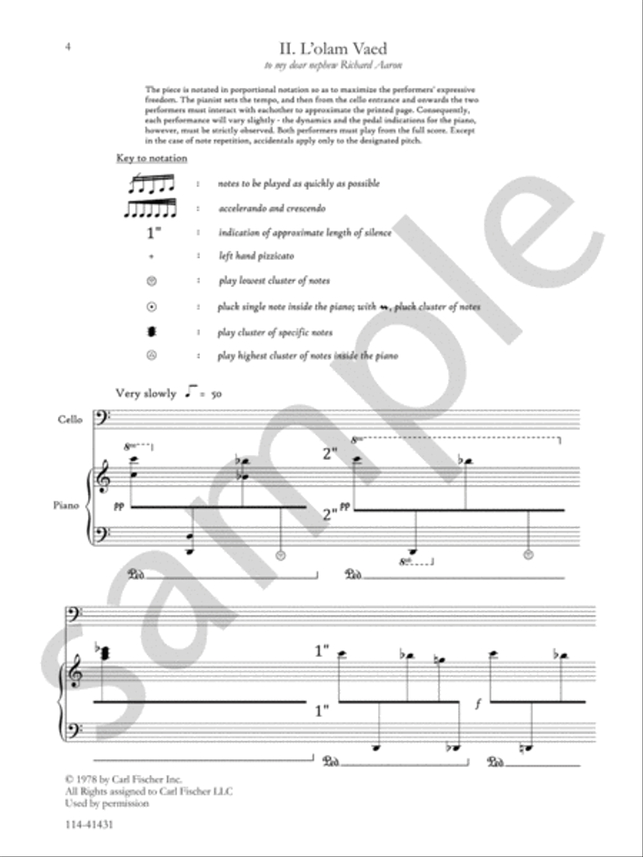 Three Pieces Chamber Music scores gallery preview page 4