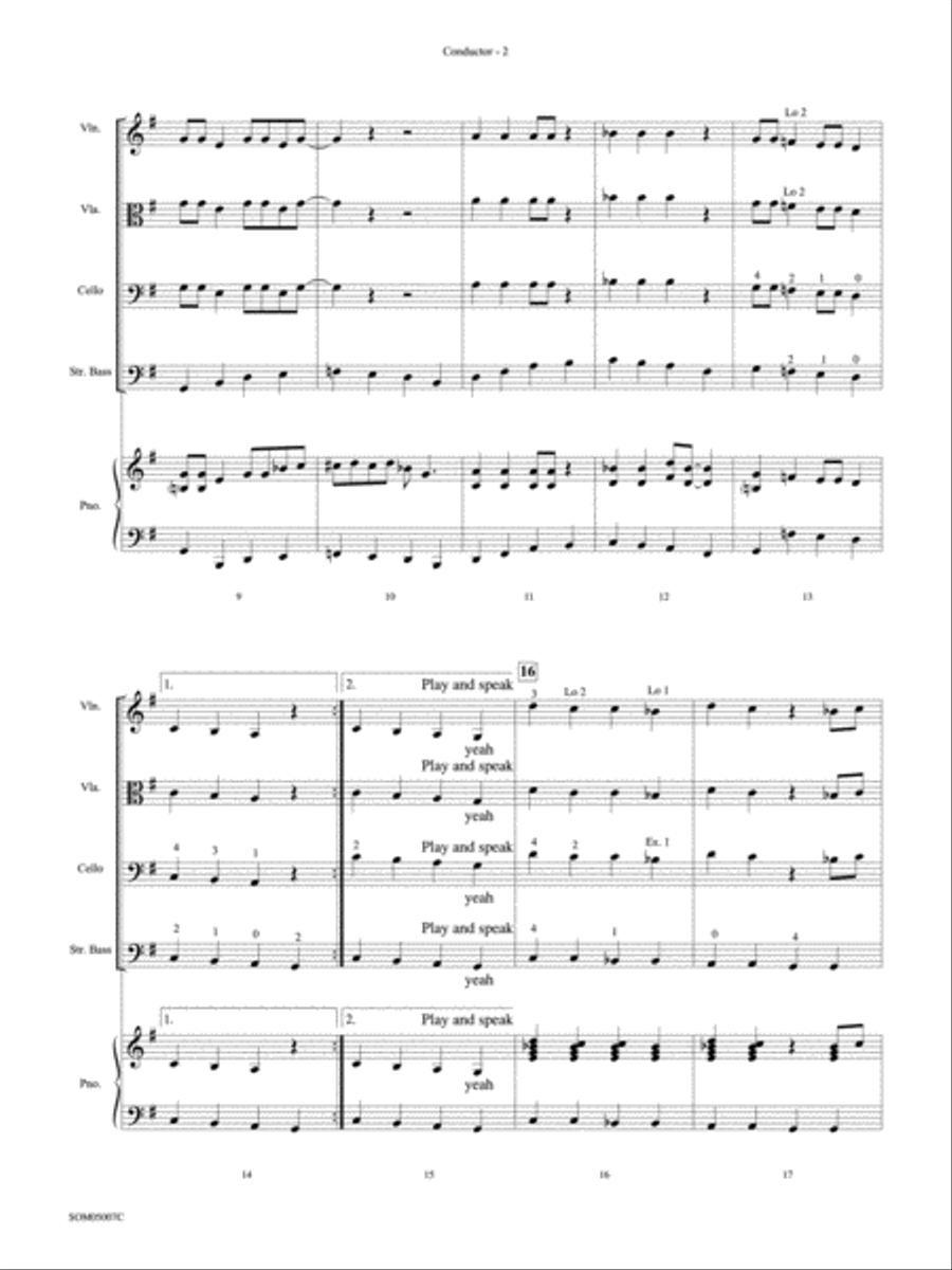Rockin' on Top of the World (from The Polar Express) String Orchestra scores gallery preview page 3