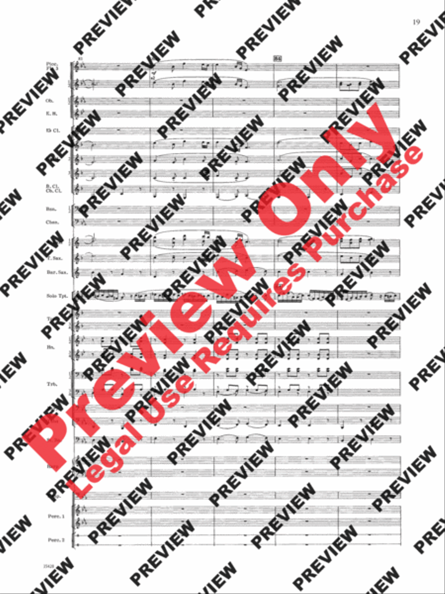 Le Carnaval de Venise Concert Band scores gallery preview page 20