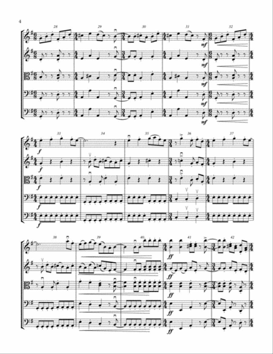 Tirade (for Grade 3 String Orchestra) Tirade (for Grade 3 String Orchestra) String Orchestra scores gallery preview page 4