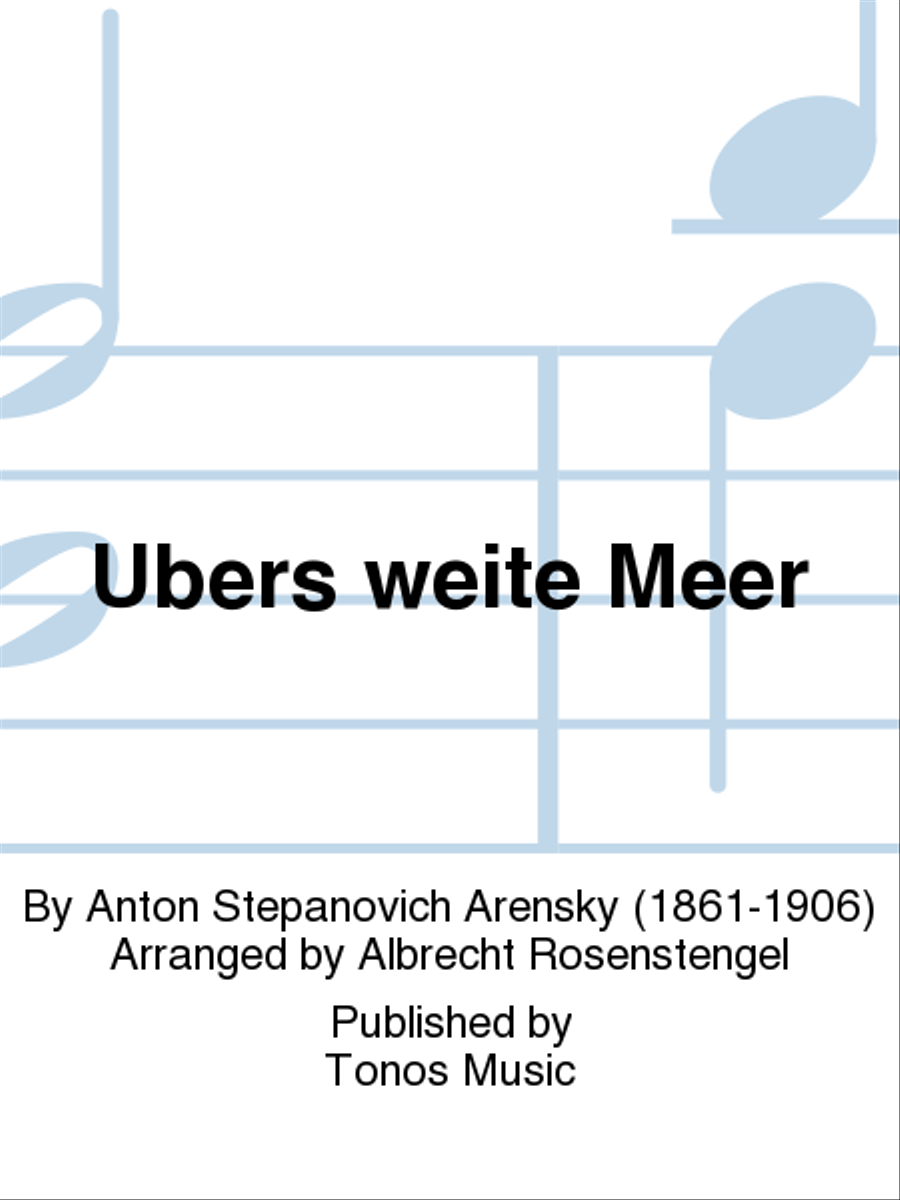 Ubers weite Meer Ubers weite Meer 4-Part scores gallery preview page 1